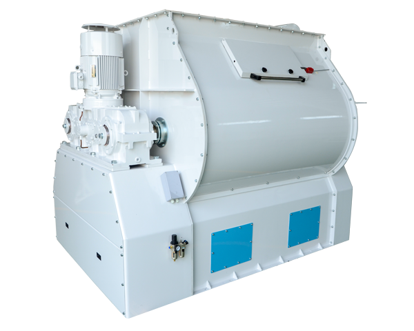máy trộn thức ăn nằm ngang